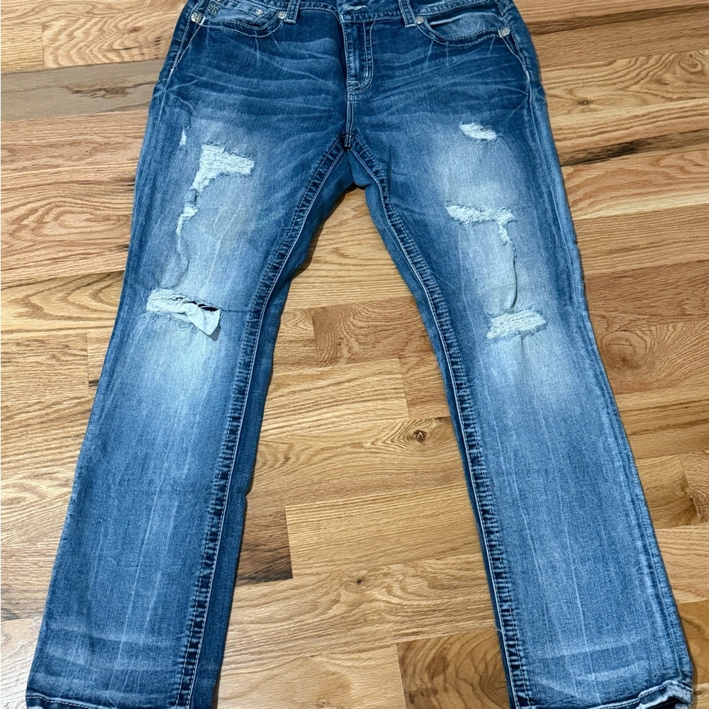 Fleur-de-lis Miss Me Jeans